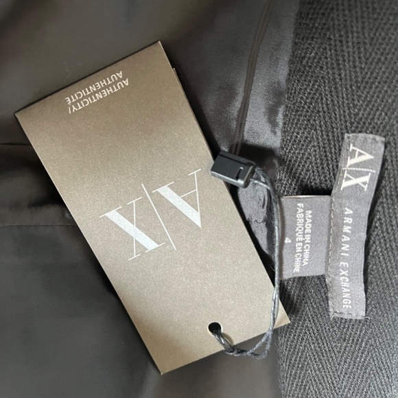 Armani Exchange Tweed A-line Coated Wool Blend Polka dot Pleated Gray Skirt - Picture 9 of 13